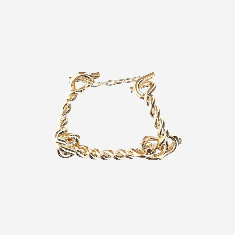 Ferragamo Bracelet — Gold Brass Bracelets