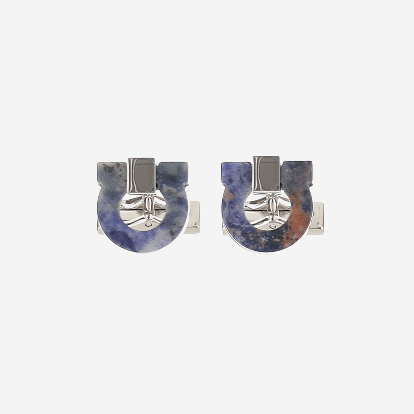 Ferragamo Semiprecious Stone With Palladium Finish Bracelet — Blue Brass/semiprecious Bracelets