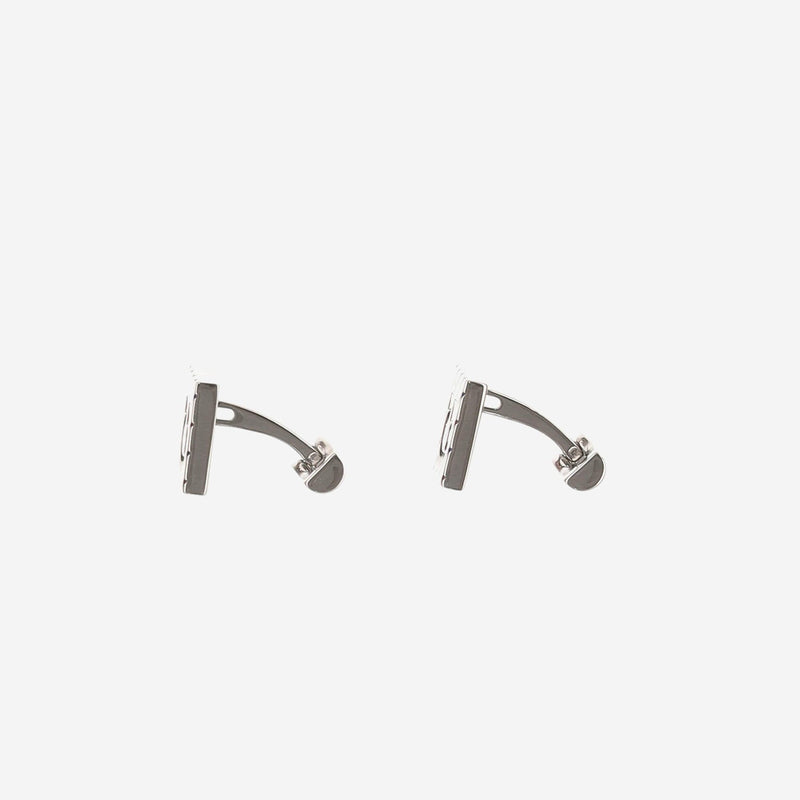 Ferragamo Cufflinks — Multicolor Brass Accessory