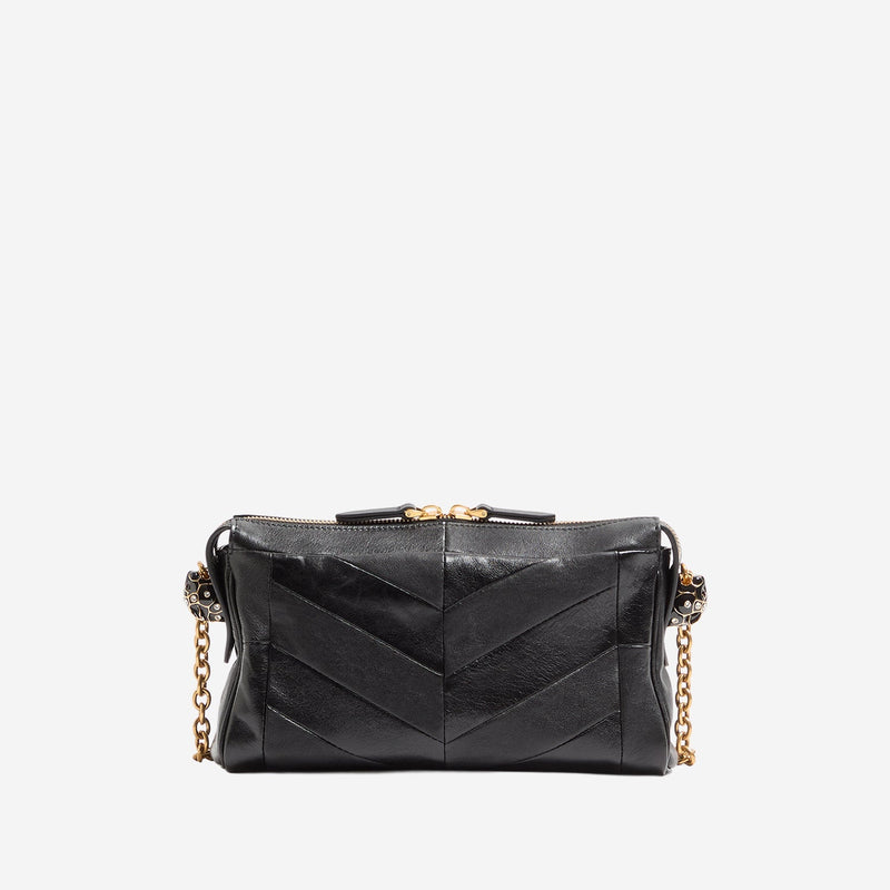 Valentino Garavani Shoulder Bag — Black Leather