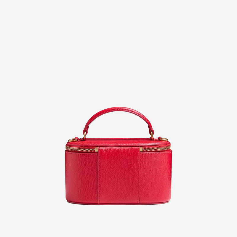 Valentino Garavani Vlogo Mini Bag — Red Leather