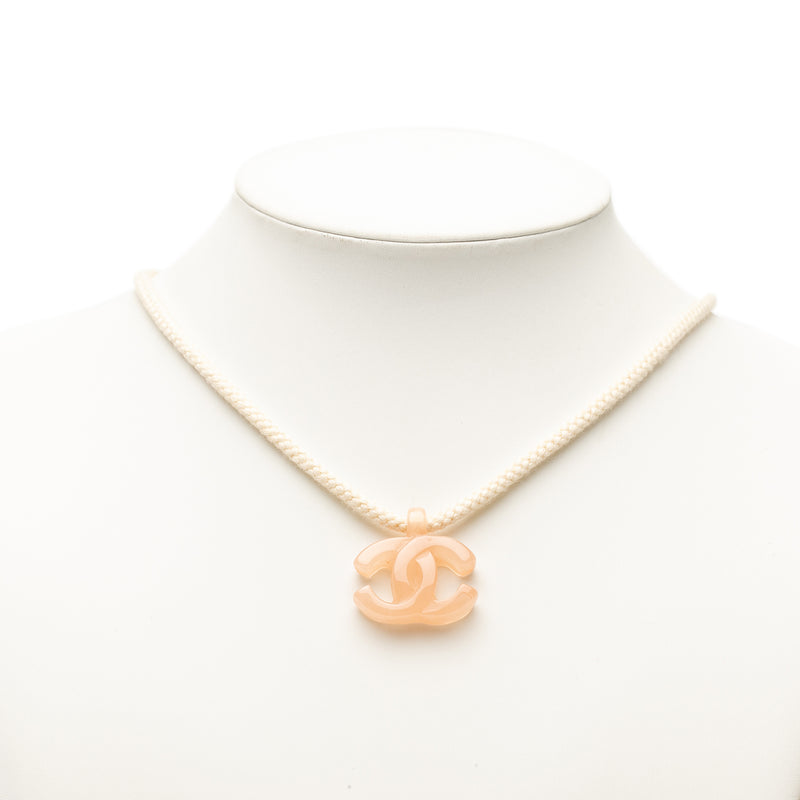 CC Resin and Cord Pendant Necklace - Image 6