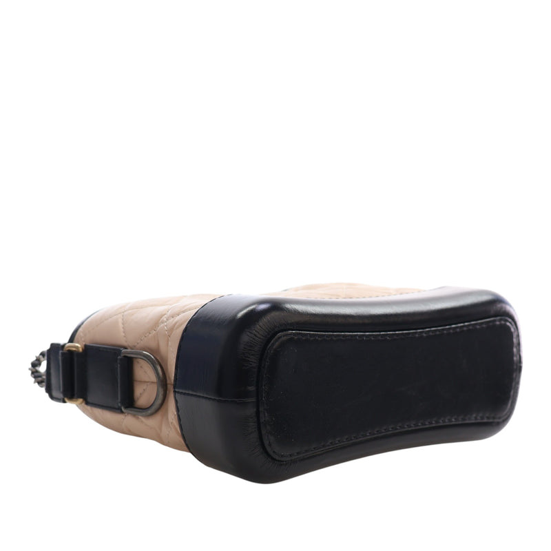 Small Quilted Aged Calfskin Gabrielle Hobo - Image 12