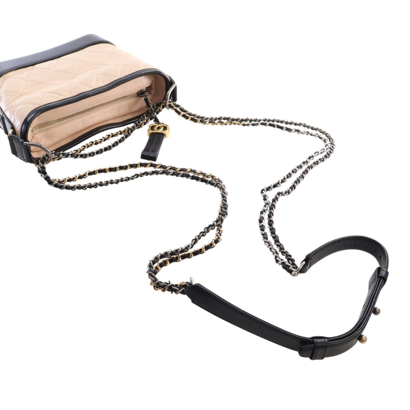 Small Quilted Aged Calfskin Gabrielle Hobo - Image 14