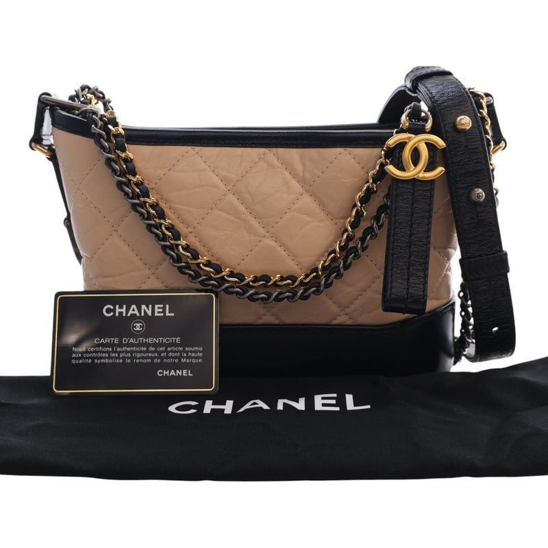 Small Quilted Aged Calfskin Gabrielle Hobo - Image 15