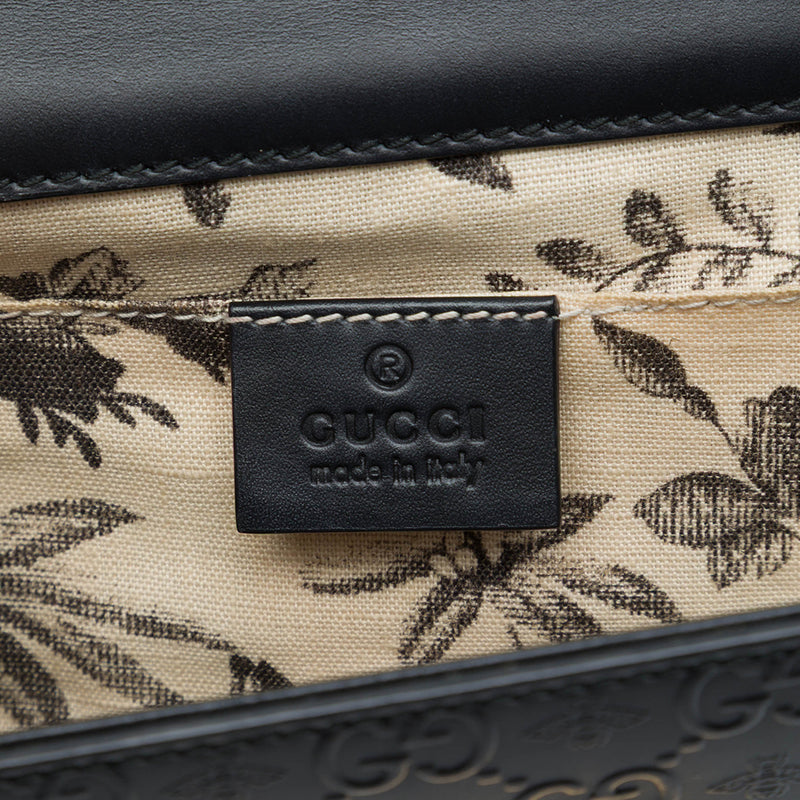 Small Guccissima Bee Padlock Crossbody - Image 5