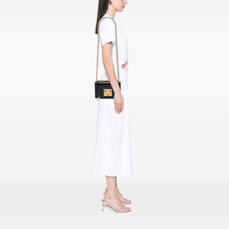 Small Guccissima Bee Padlock Crossbody - Image 6