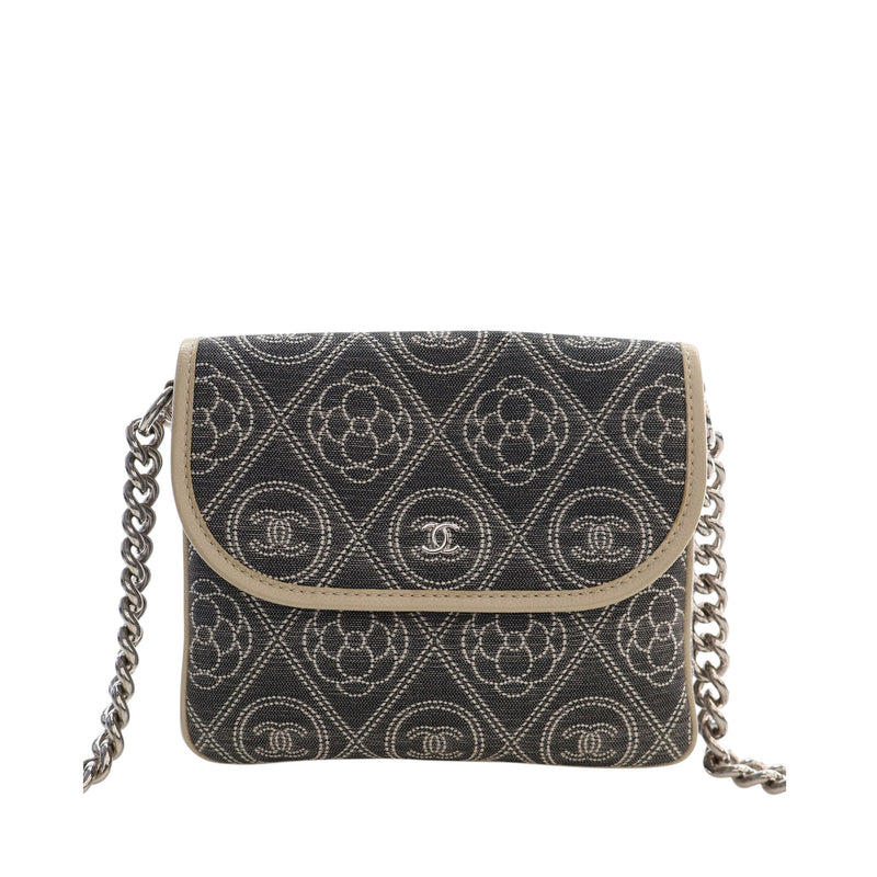 Camellia Printed Canvas Double Side Flap - Image 2