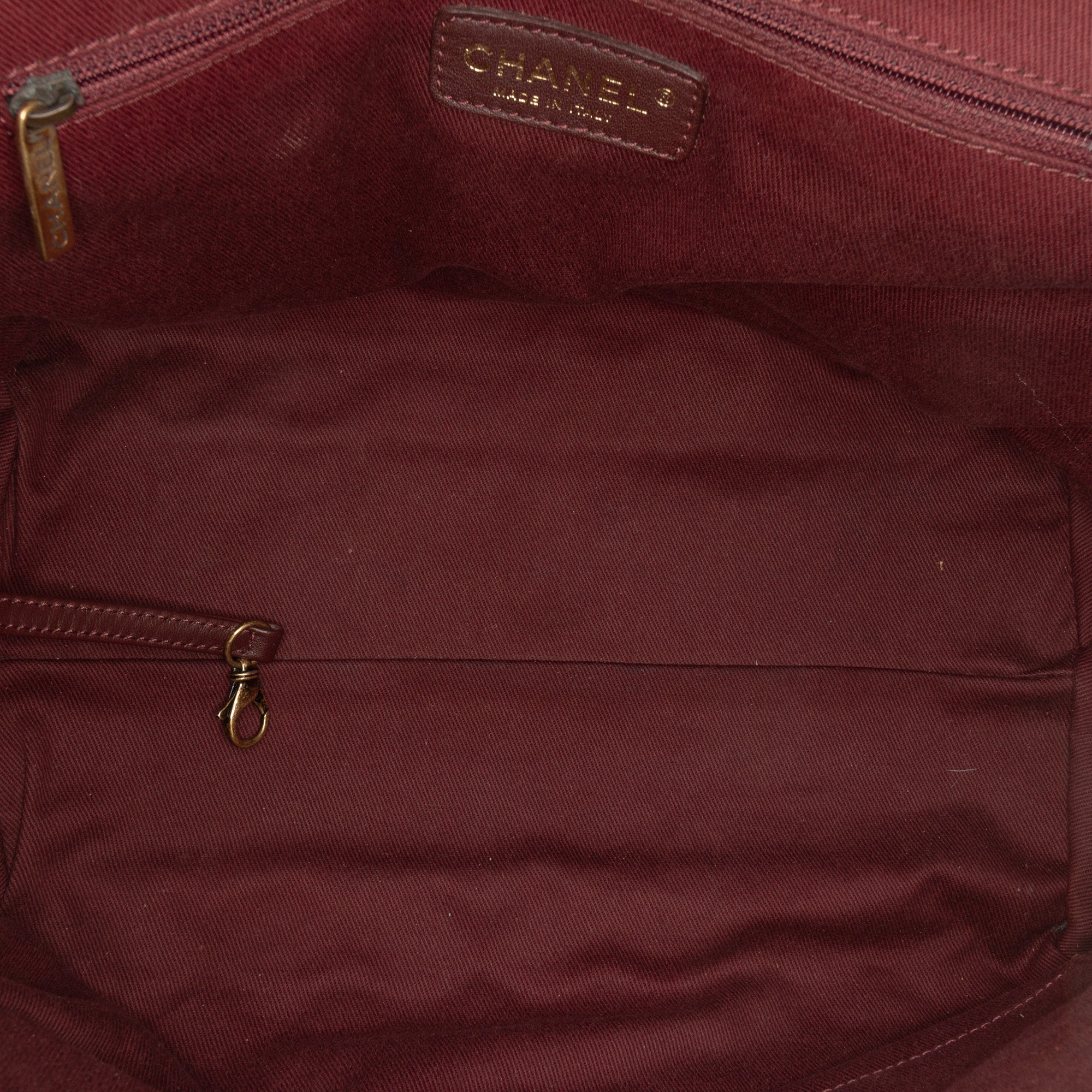 Large Quilted Metallic Calfskin Istanbul Accordion Flap - Image 4