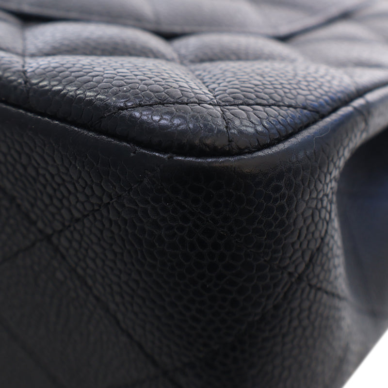 Jumbo Classic Caviar Double Flap - Image 11