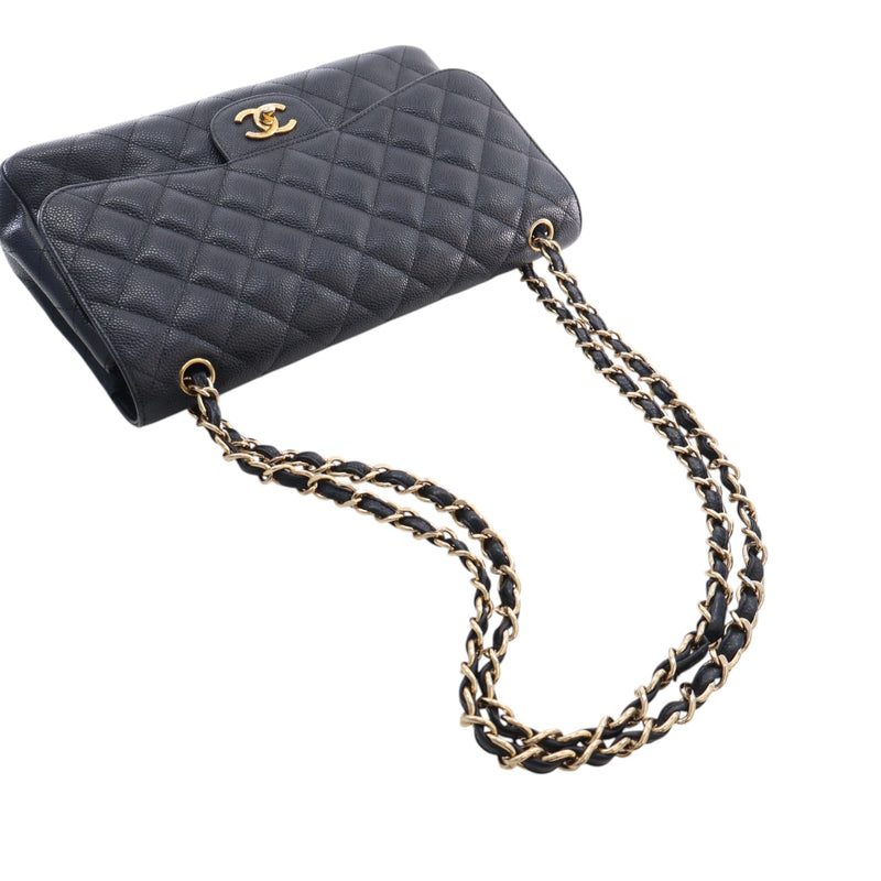 Jumbo Classic Caviar Double Flap - Image 14