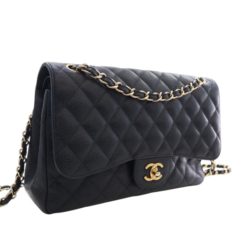 Jumbo Classic Caviar Double Flap - Image 2