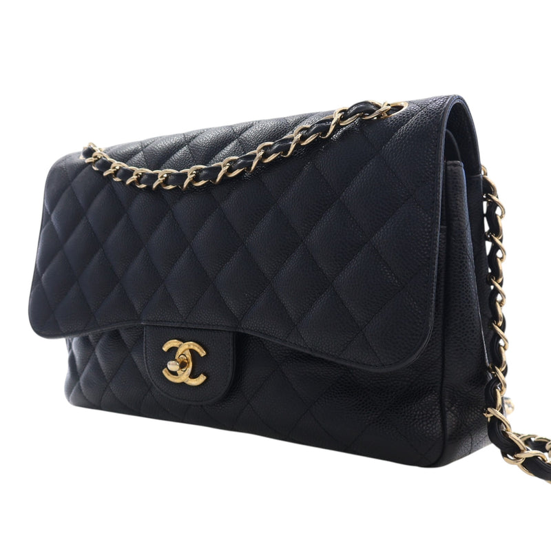Jumbo Classic Caviar Double Flap - Image 3