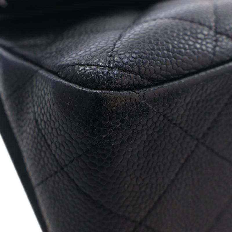 Jumbo Classic Caviar Double Flap - Image 8
