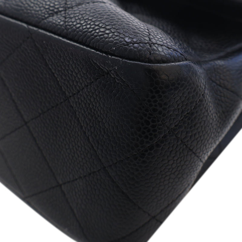 Jumbo Classic Caviar Double Flap - Image 9