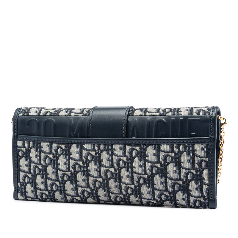Oblique Canvas 30 Montaigne Clutch With Chain - Image 2