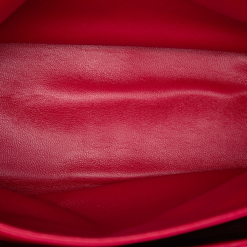 Lambskin Cannage New Lock Whipstitch Chain Flap - Image 4