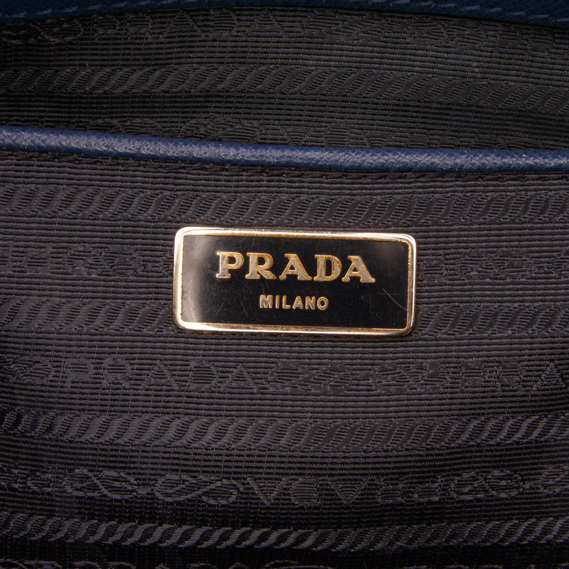 Large Saffiano Lux Galleria Double Zip Tote - Image 5