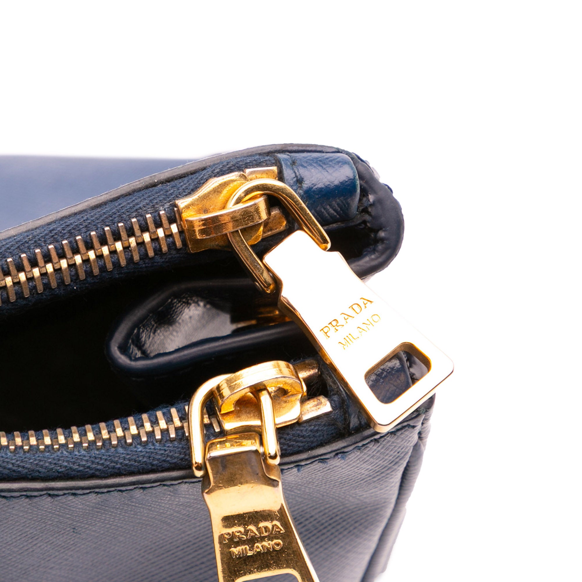 Large Saffiano Lux Galleria Double Zip Tote - Image 8