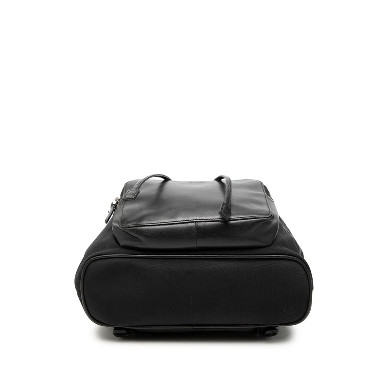 Canvas and Calfskin Jackie Drawstring Backpack - Image 3