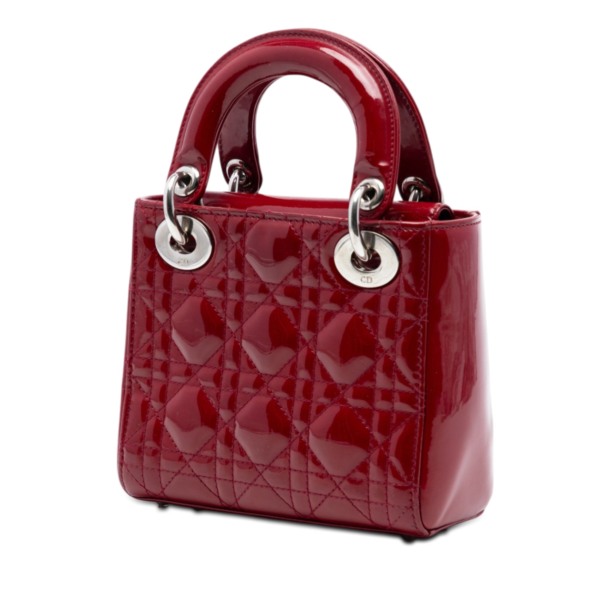 Mini Patent Cannage Lady Dior - Image 2