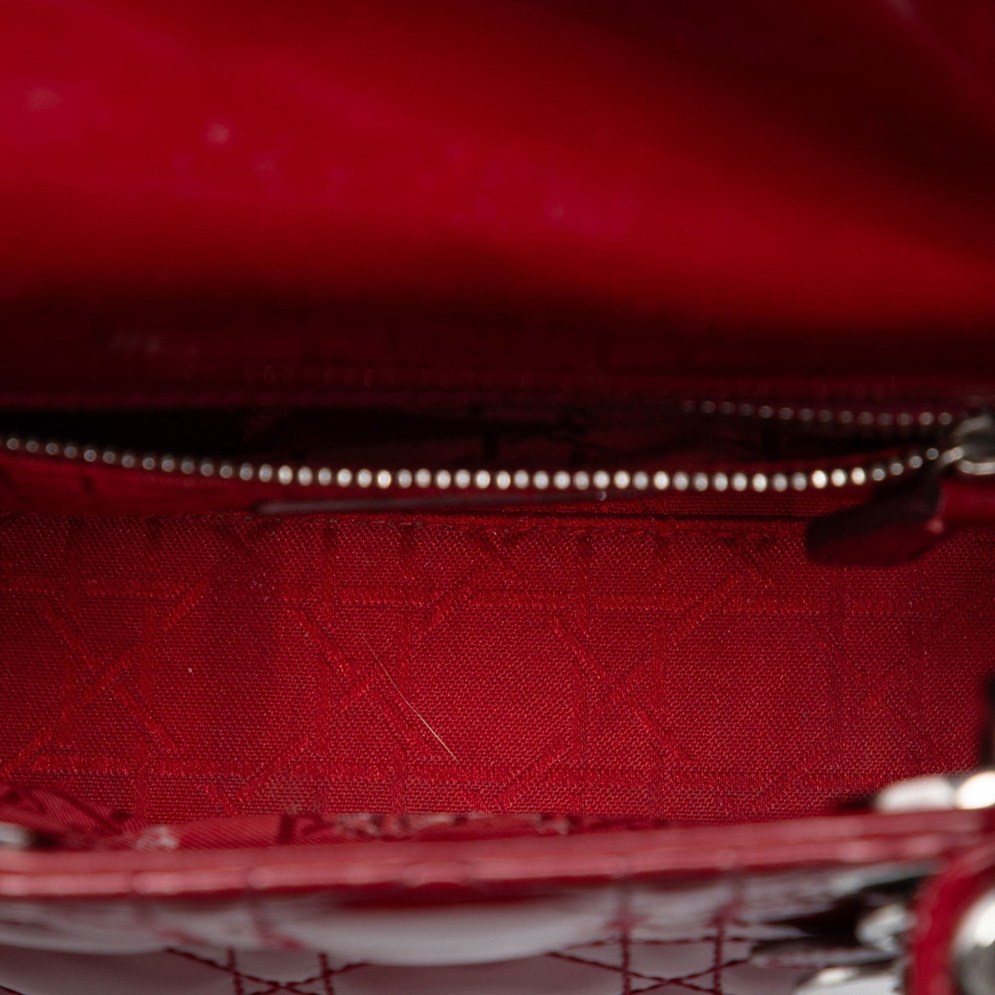 Mini Patent Cannage Lady Dior - Image 4
