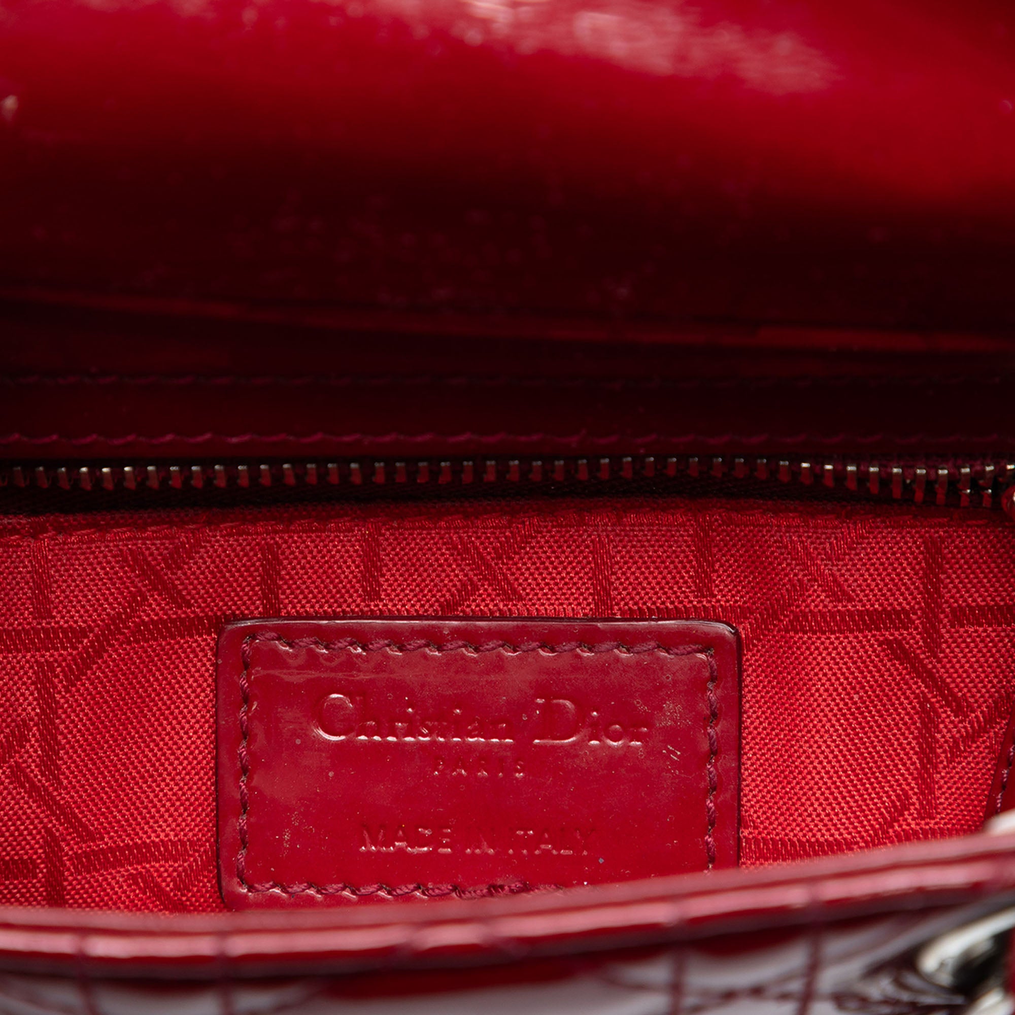 Mini Patent Cannage Lady Dior - Image 5