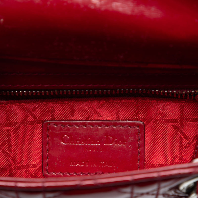 Mini Patent Cannage Lady Dior - Image 5