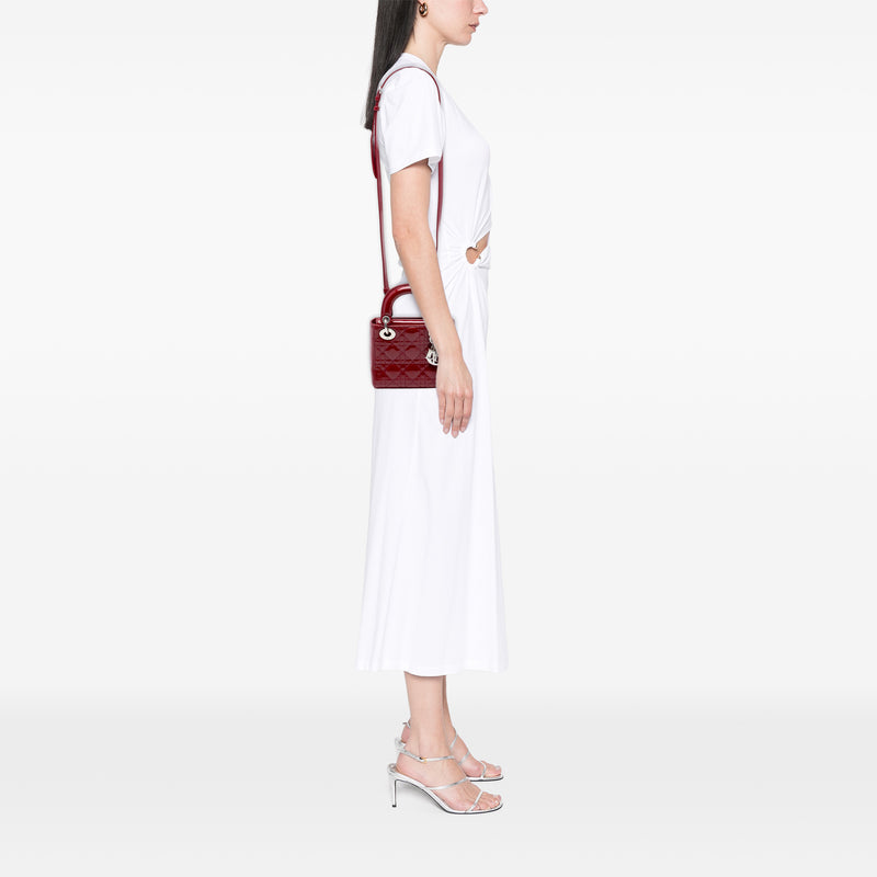 Mini Patent Cannage Lady Dior - Image 7