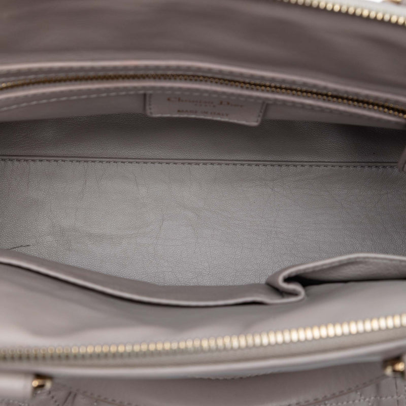 Lambskin Gaufre Cannage Delices Frame Satchel - Image 5