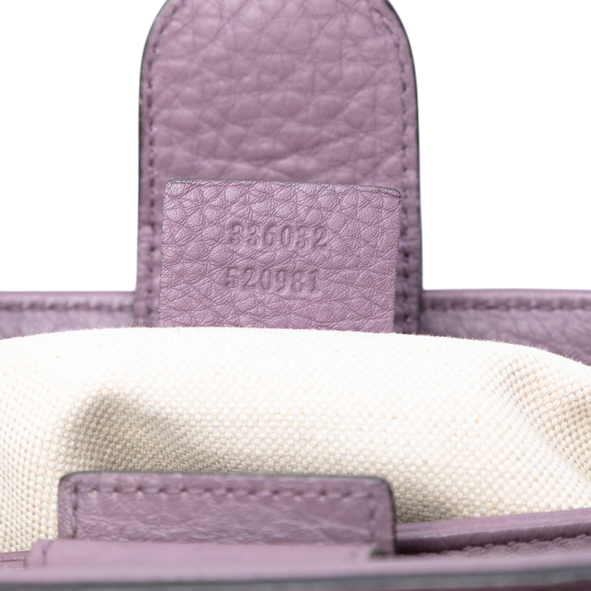 Small Calfskin Bamboo Shopper Satchel - Image 6