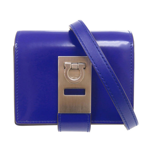 Leather Twin Gancio Lock Crossbody - Image 1