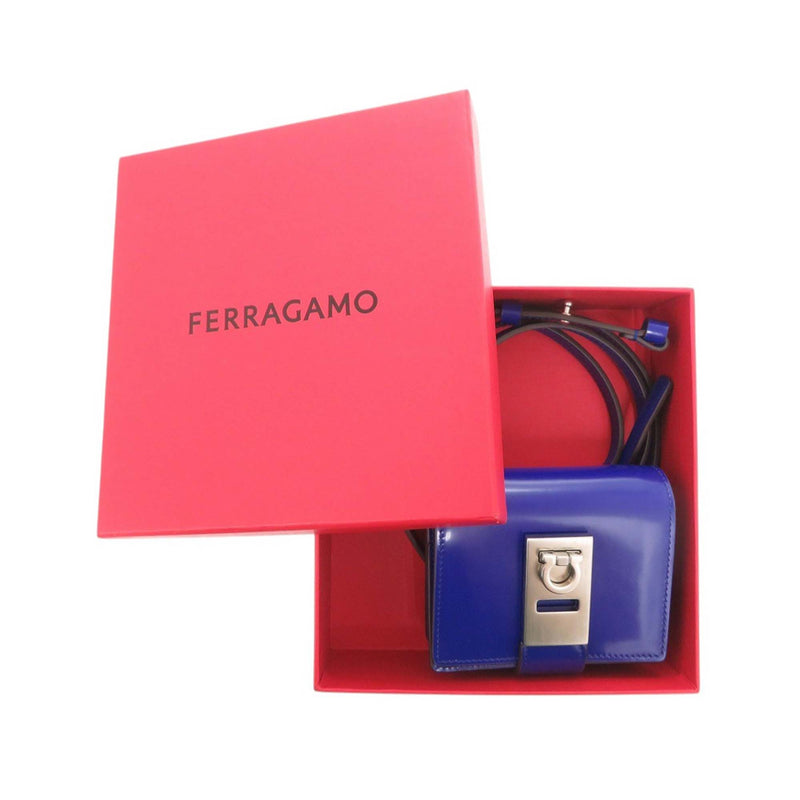 Leather Twin Gancio Lock Crossbody - Image 14