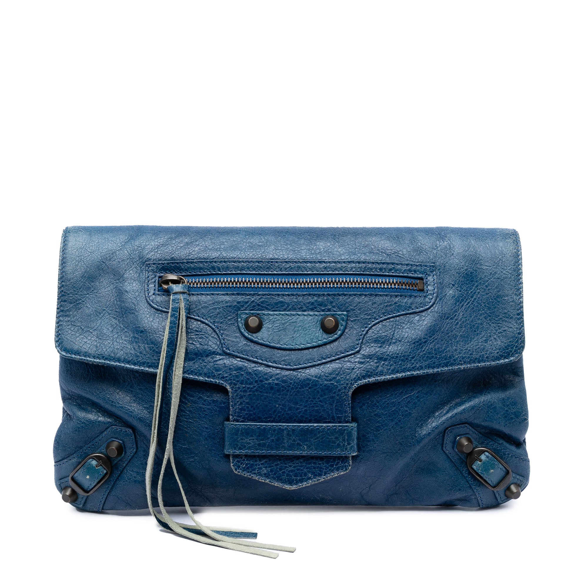 Lambskin Motocross Classic Envelope Clutch - Image 1