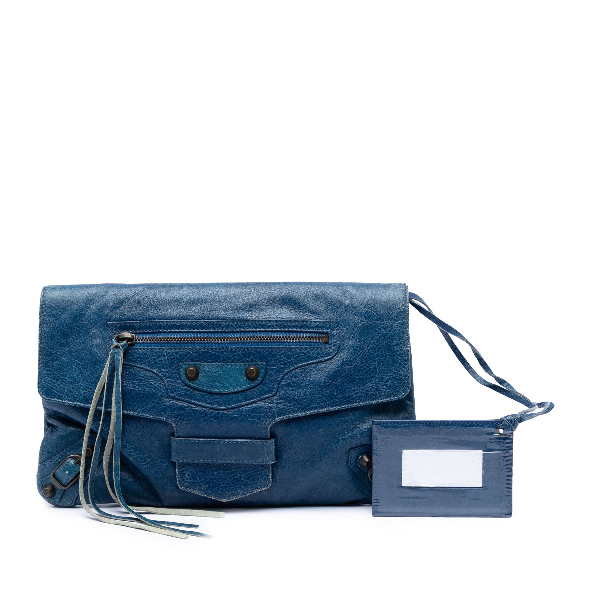 Lambskin Motocross Classic Envelope Clutch - Image 7