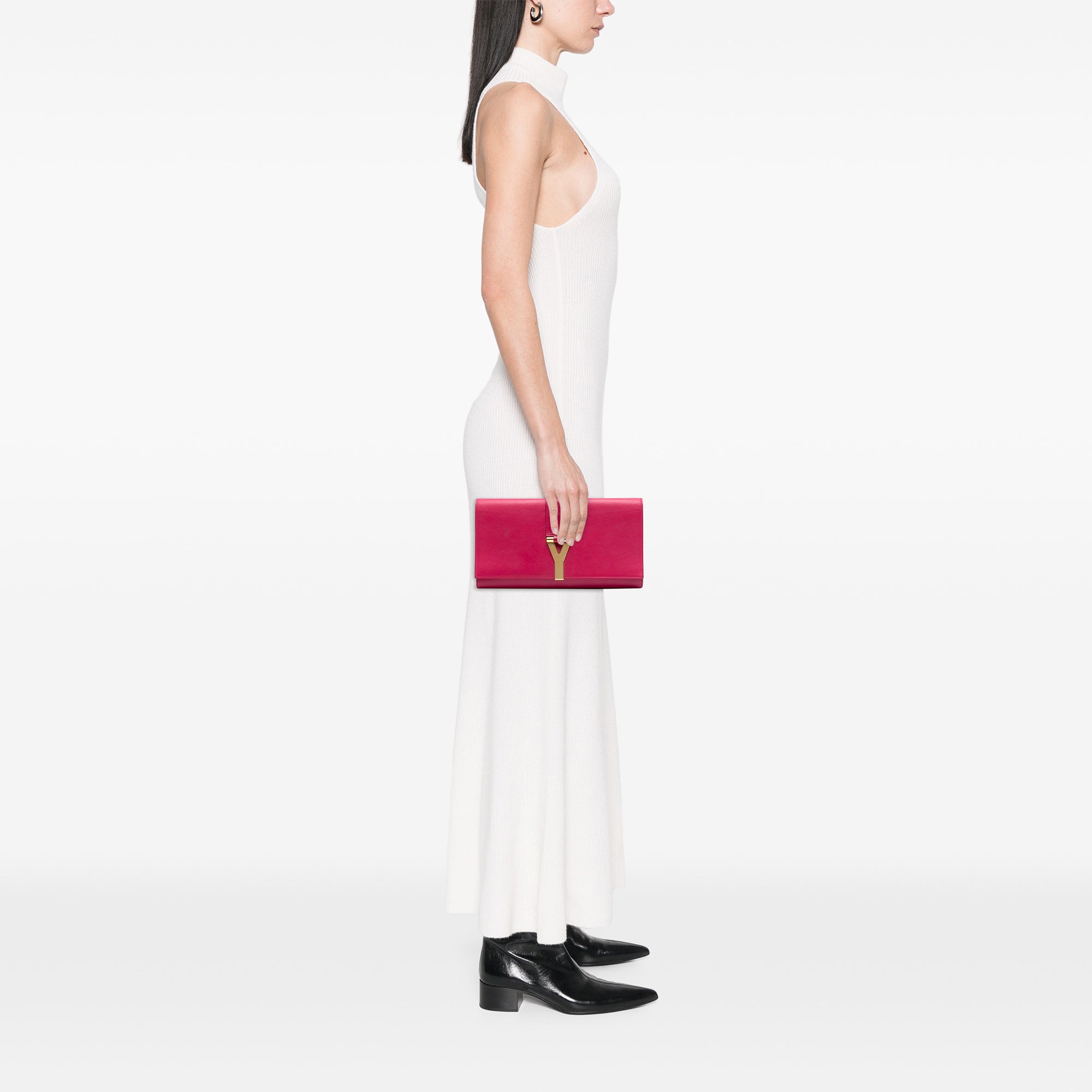 Leather Chyc Ligne Clutch - Image 7