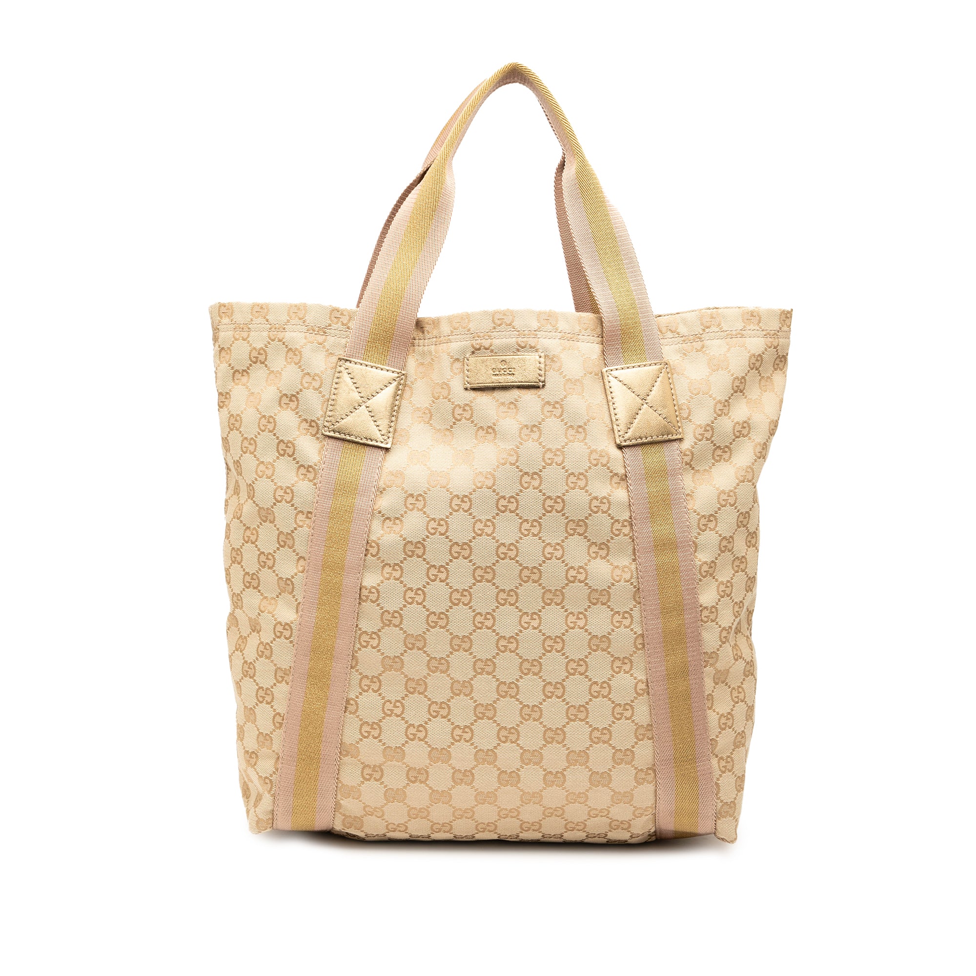 GG Canvas Web Tote - Image 1