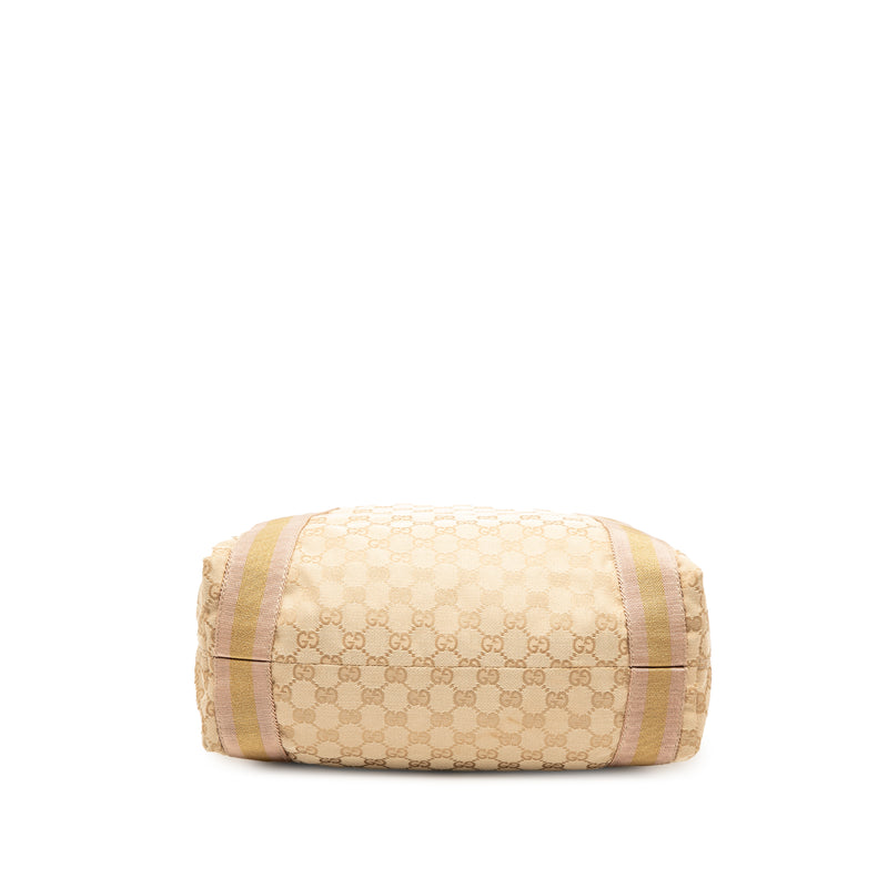 GG Canvas Web Tote - Image 3