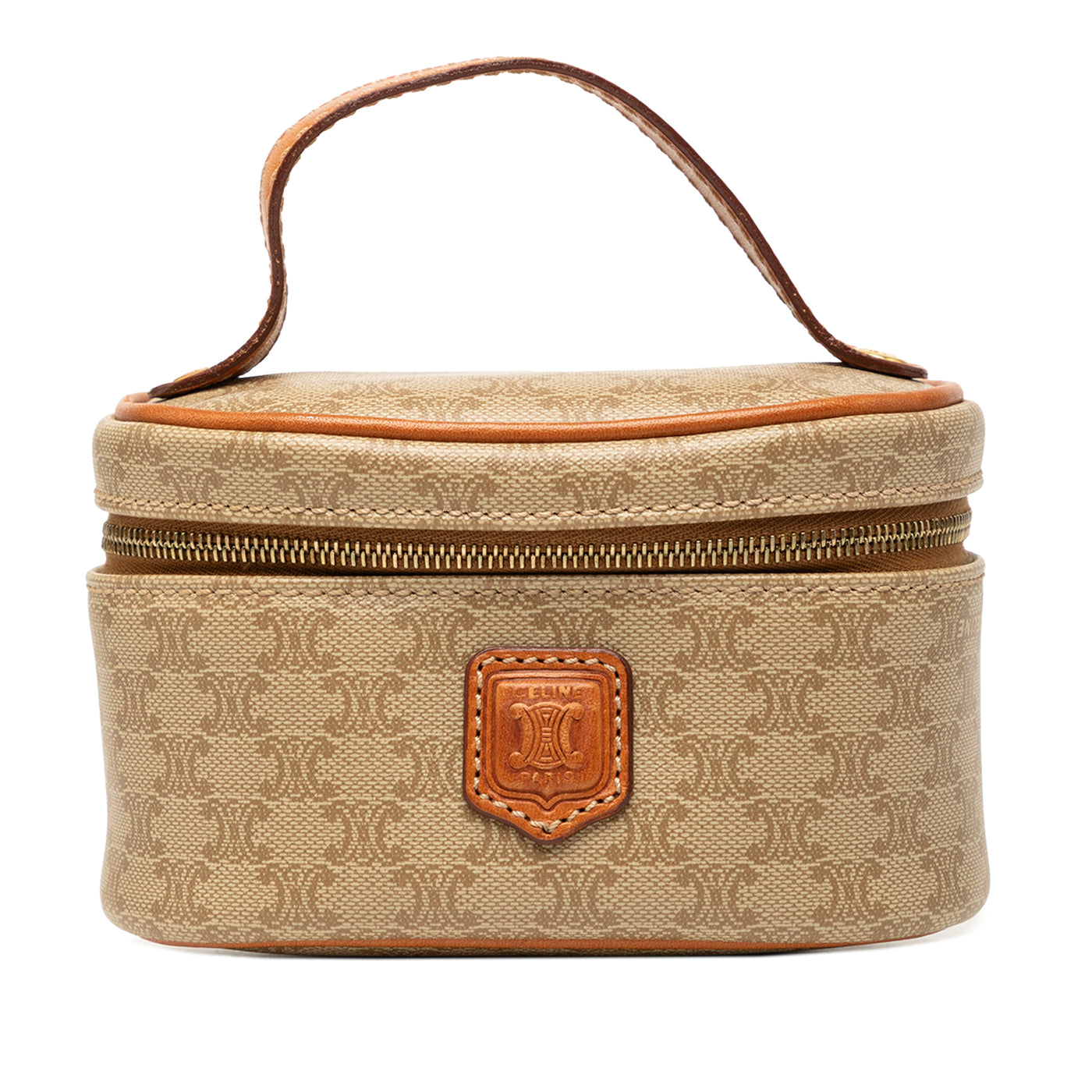 Mini Macadam Coated Canvas Vanity Bag - Image 1