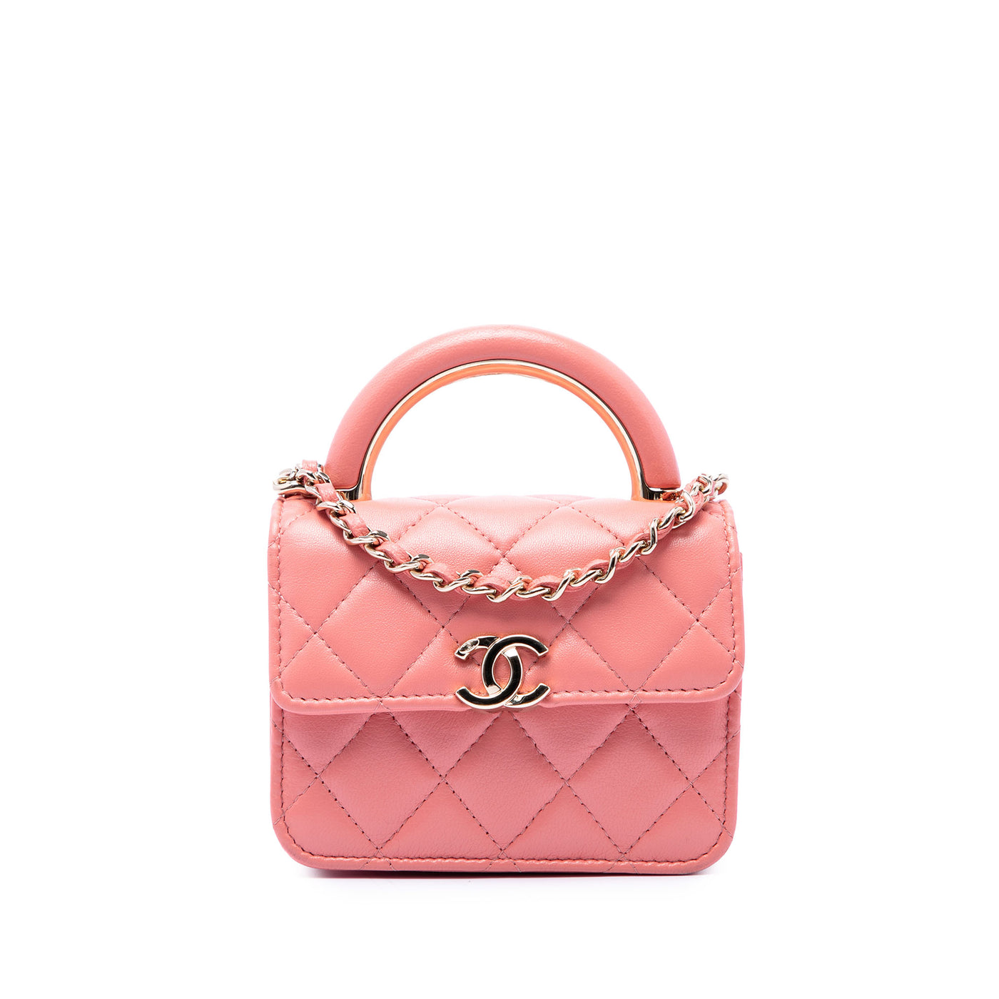 Mini Lambskin Paris Le19M Charming Top Handle Flap - Image 1