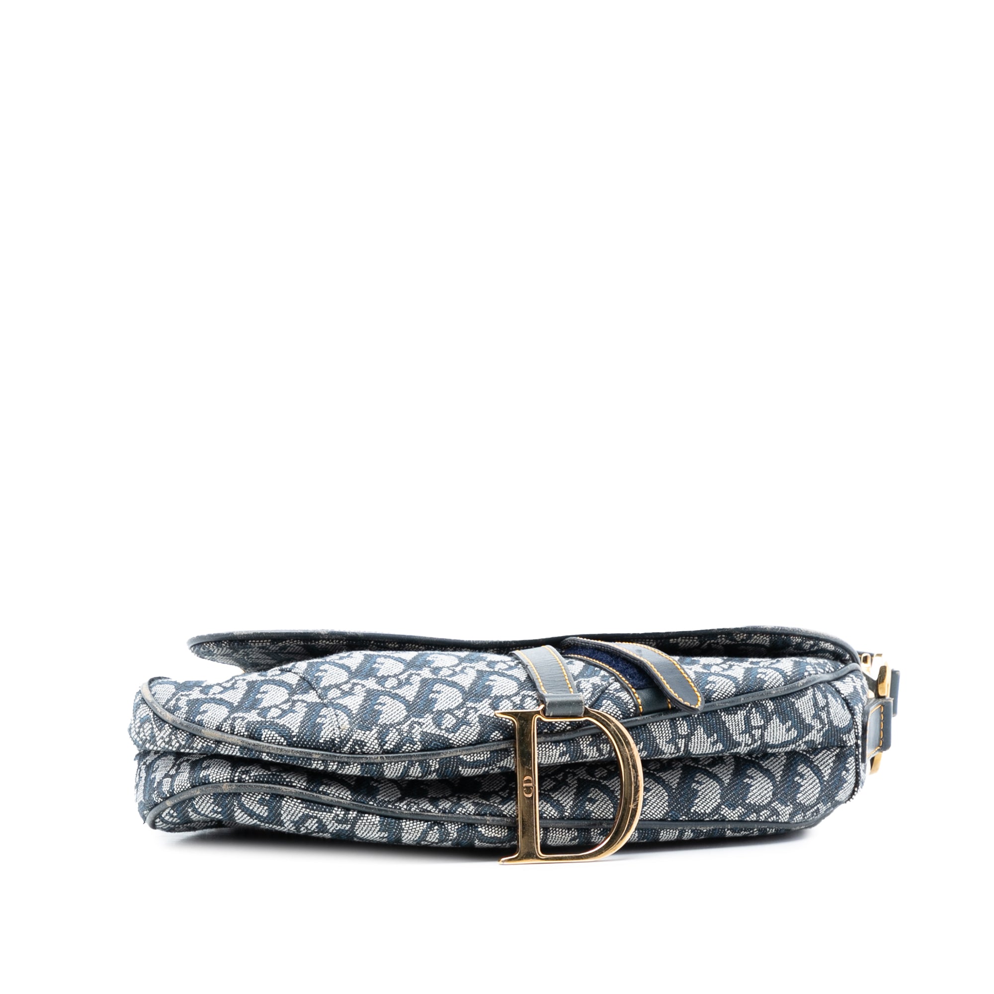 Oblique Canvas Saddle Bag - Image 3