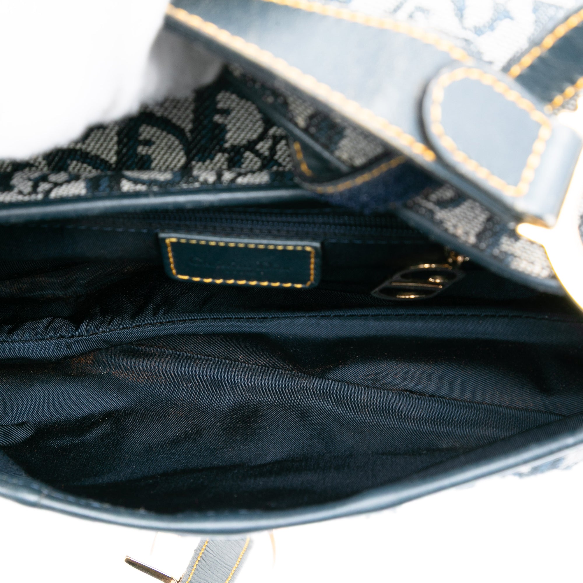Oblique Canvas Saddle Bag - Image 4