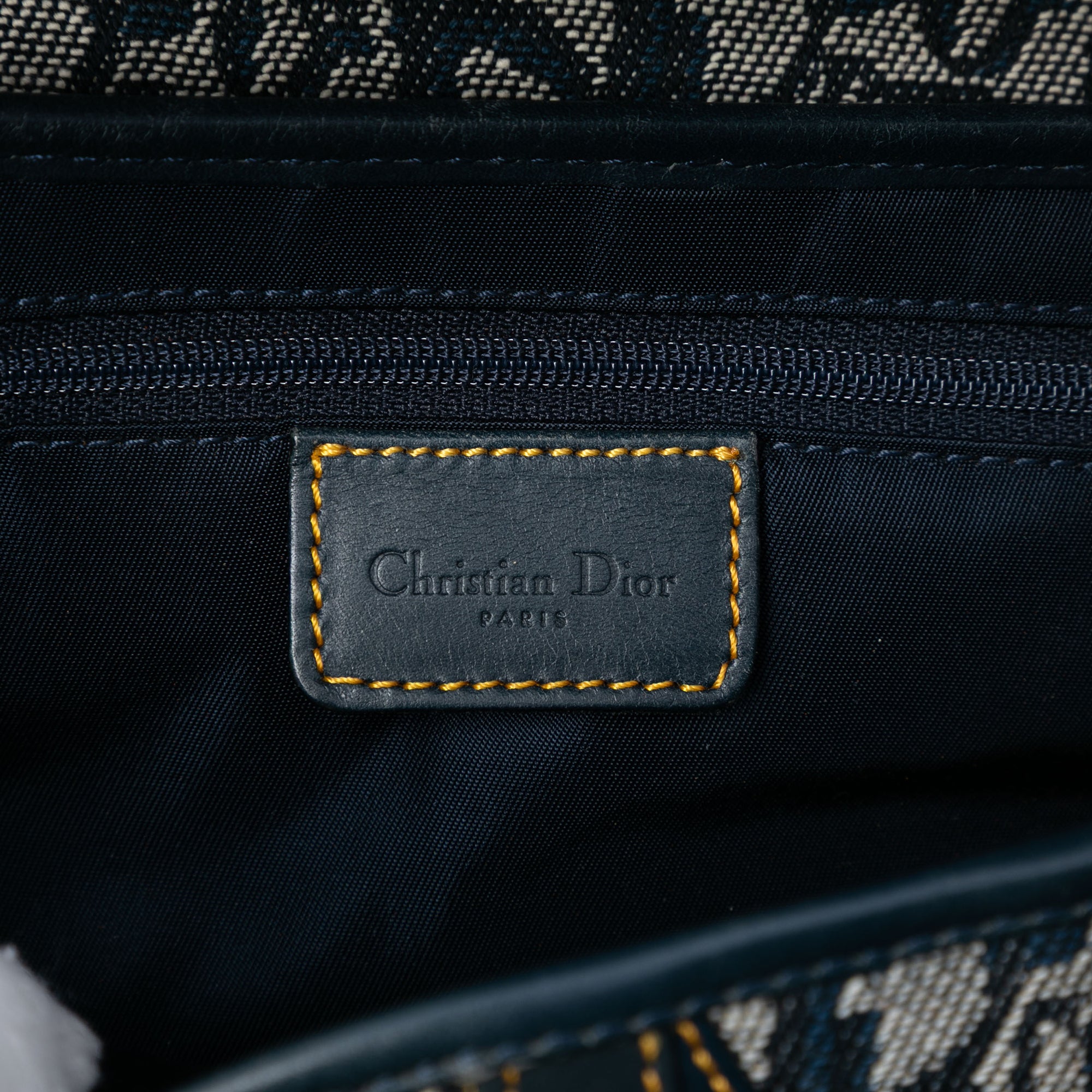 Oblique Canvas Saddle Bag - Image 5