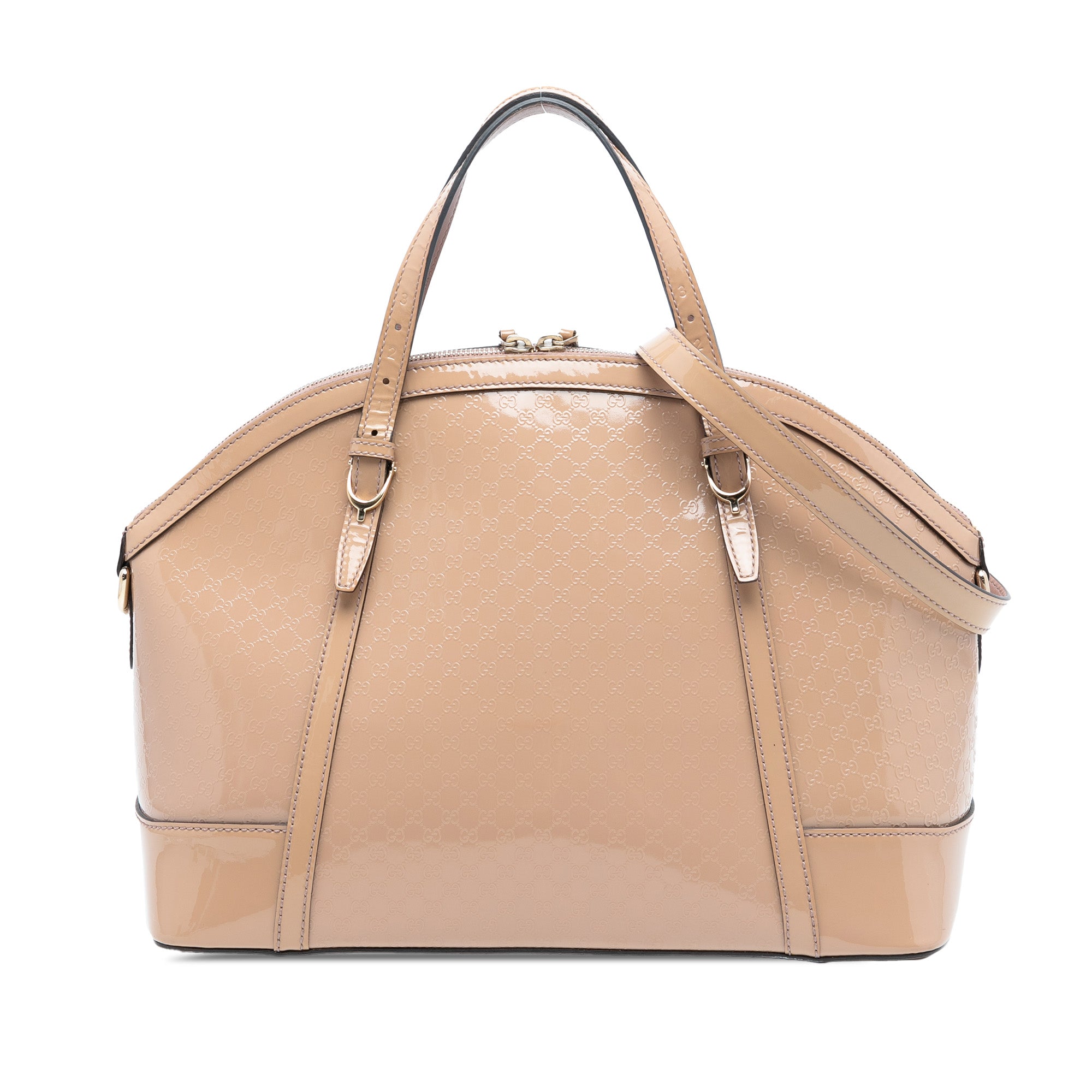 Large Microguccissima Patent Nice Dome Satchel - Image 1