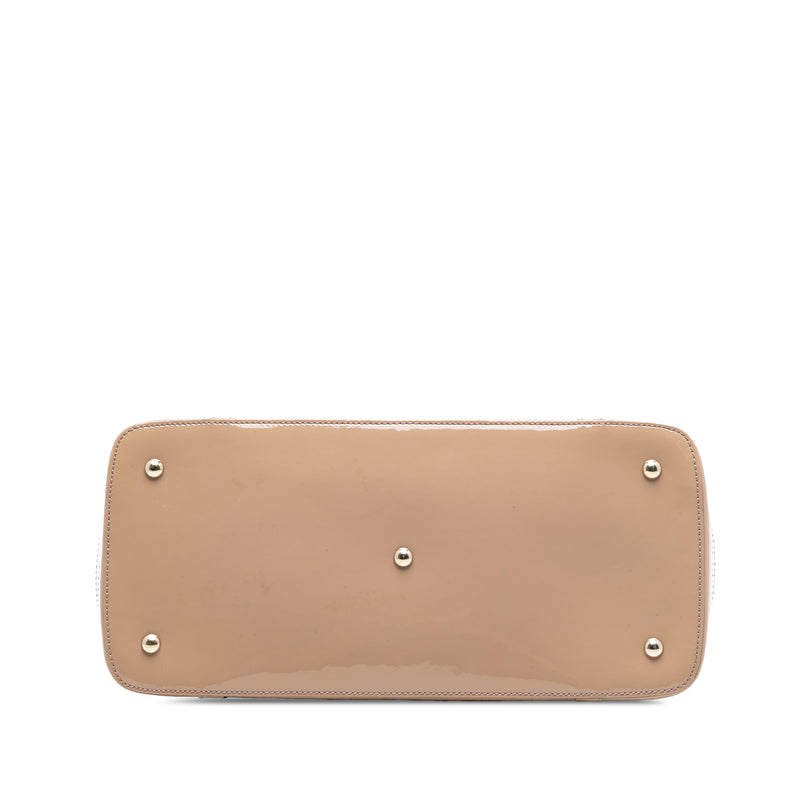 Large Microguccissima Patent Nice Dome Satchel - Image 3