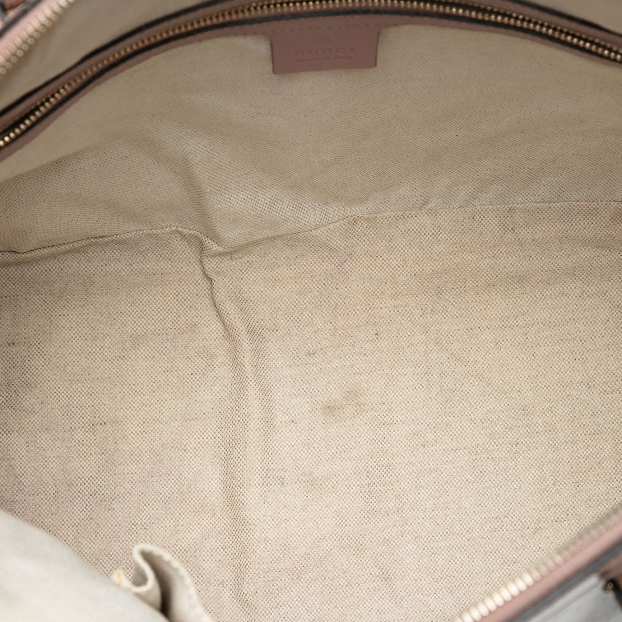 Large Microguccissima Patent Nice Dome Satchel - Image 4