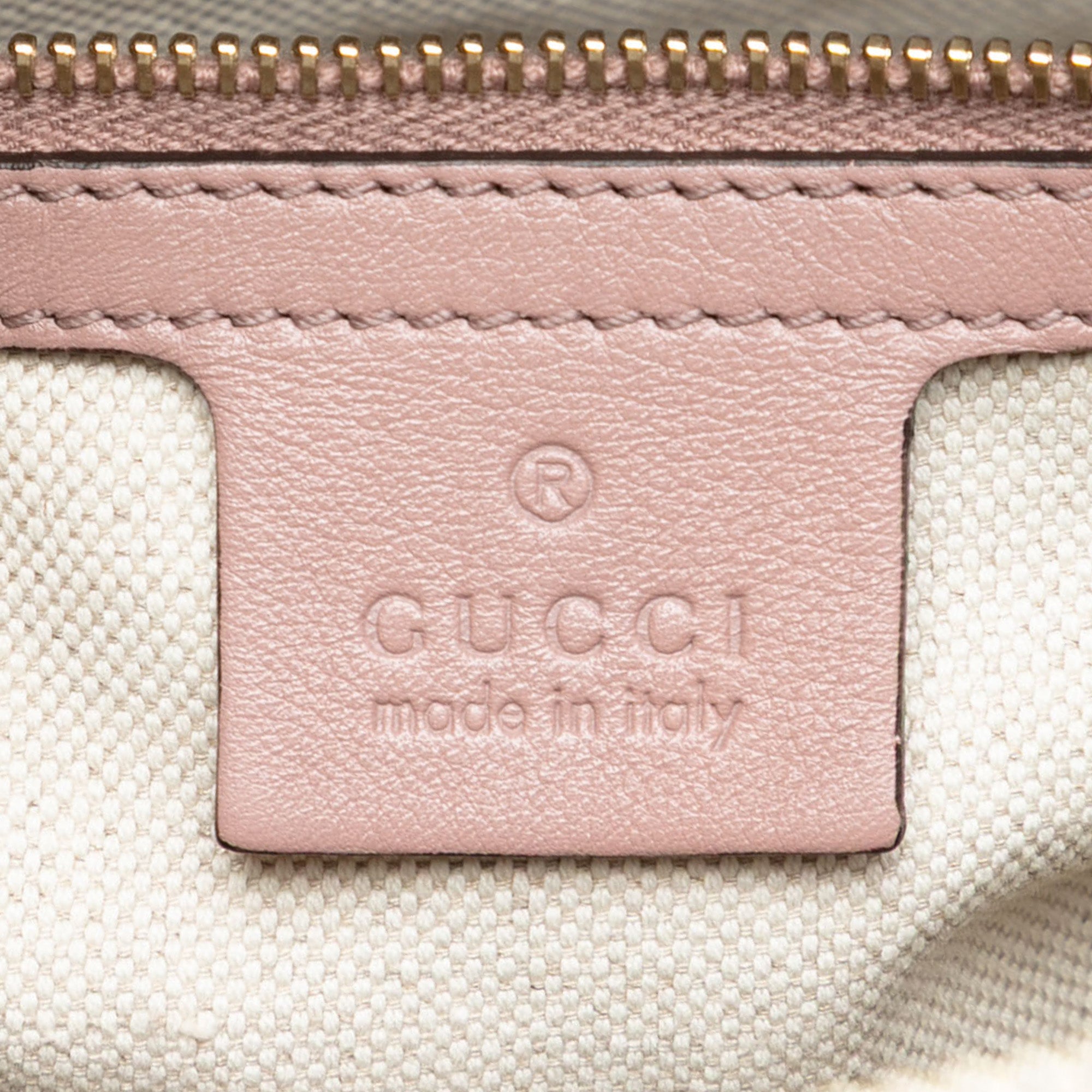 Large Microguccissima Patent Nice Dome Satchel - Image 5