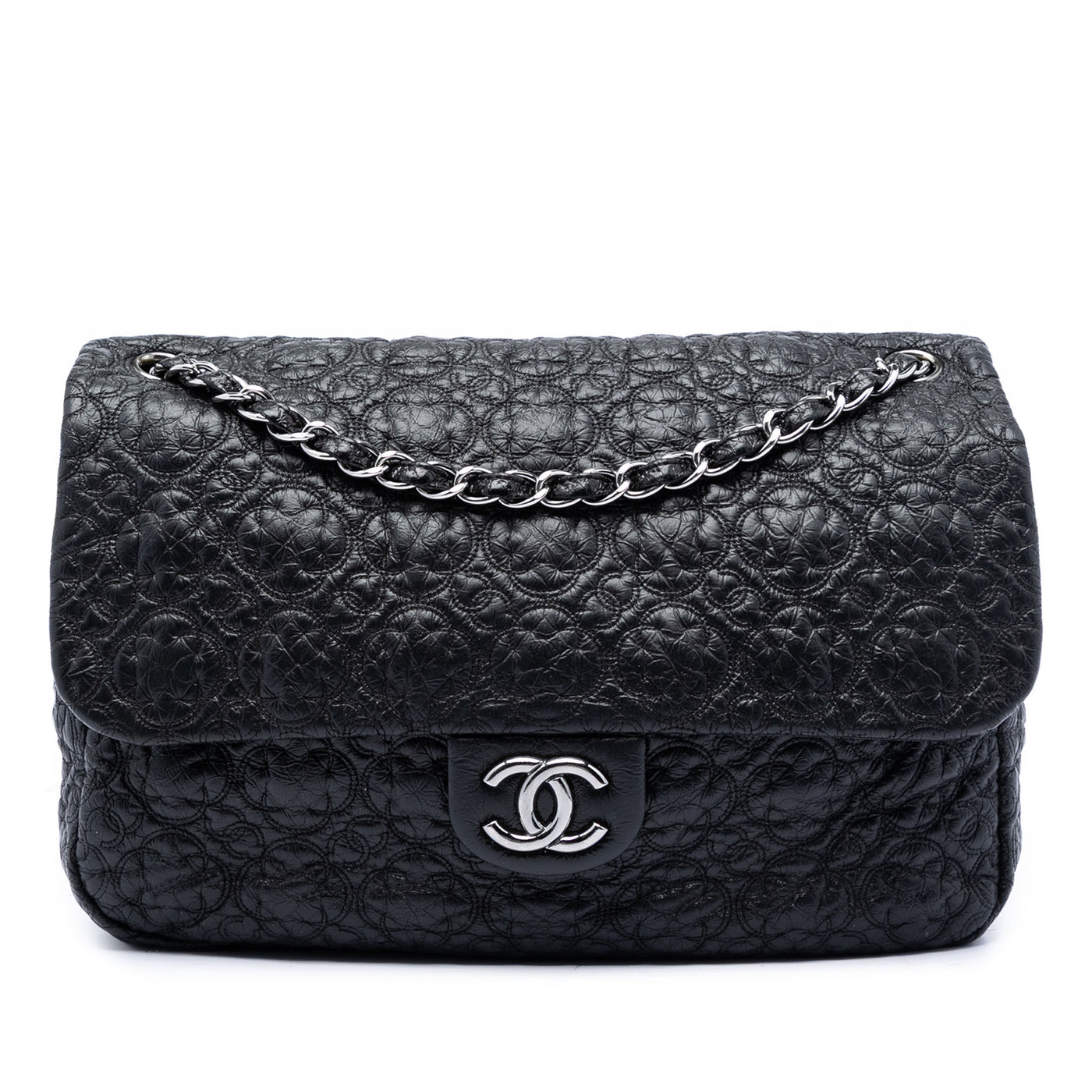Jumbo Quilted Vinyl Rock In Moscow Single Flap - Image 1
