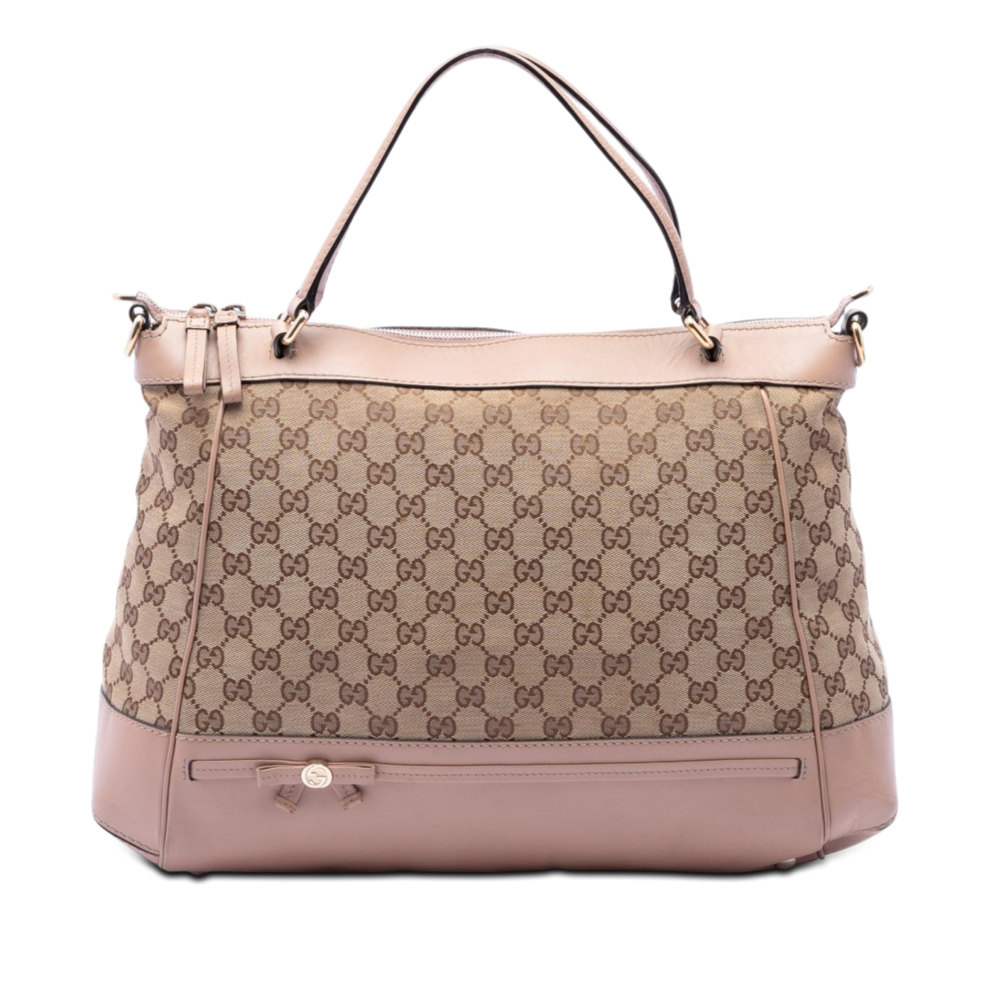 GG Canvas Mayfair Satchel - Image 1