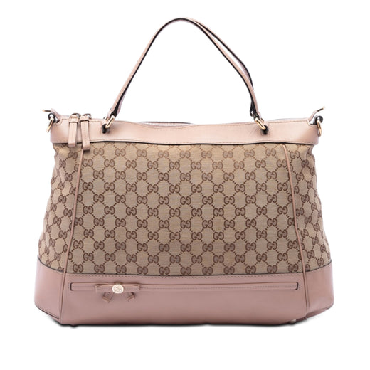 GG Canvas Mayfair Satchel - Image 1